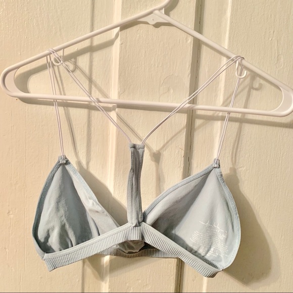 Free People blue stretchy racerback bralette - Picture 3 of 4